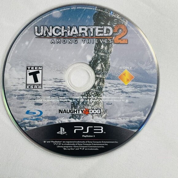 Uncharted 2: Among Thieves Game Sony PlayStation 3 PS3 Rated Teen Tested - Picture 4 of 7